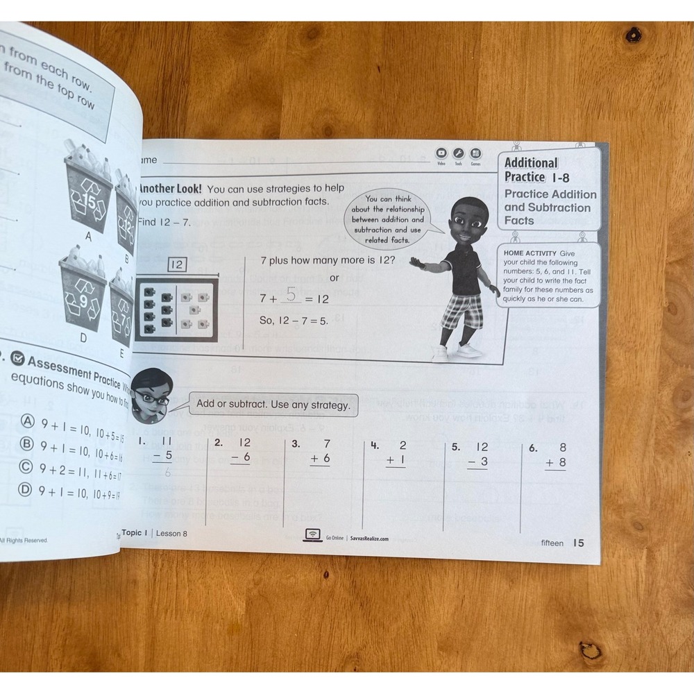 Savvas Grade 2 Math Additional Practice Workbook Scott Foresman 9780134953779 - Picture 4 of 8